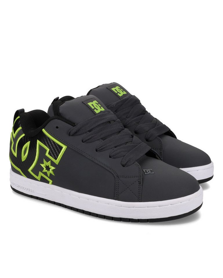 DC Shoes Court Graffik Sneaker (grau/schwarz/grün)