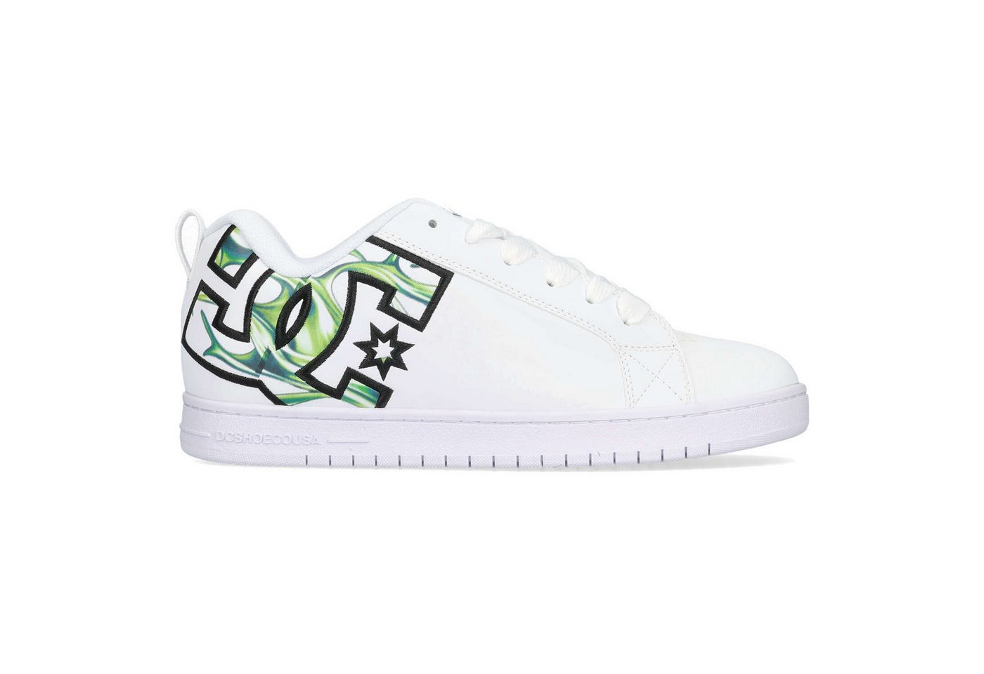 DC Shoes Court Graffik Liquid Fuego White Sneaker