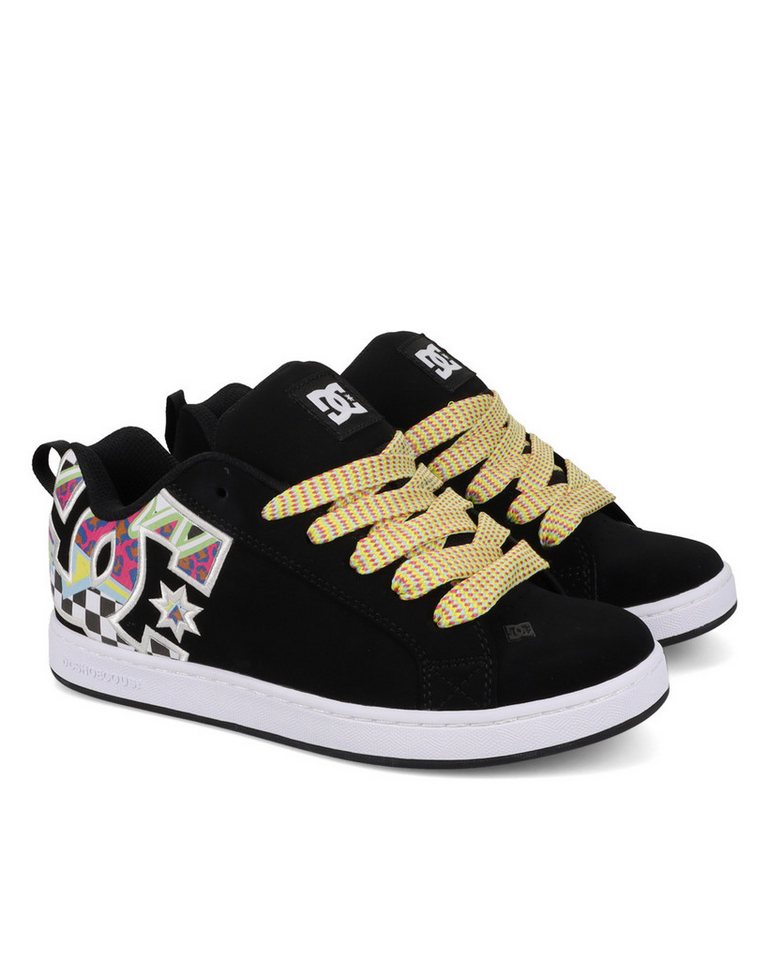DC Shoes Court Graffik Sneaker (schwarz/bunt/weiß)
