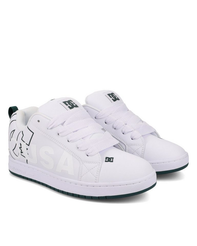 DC Shoes Court Graffik Sneaker (weiß/grün)
