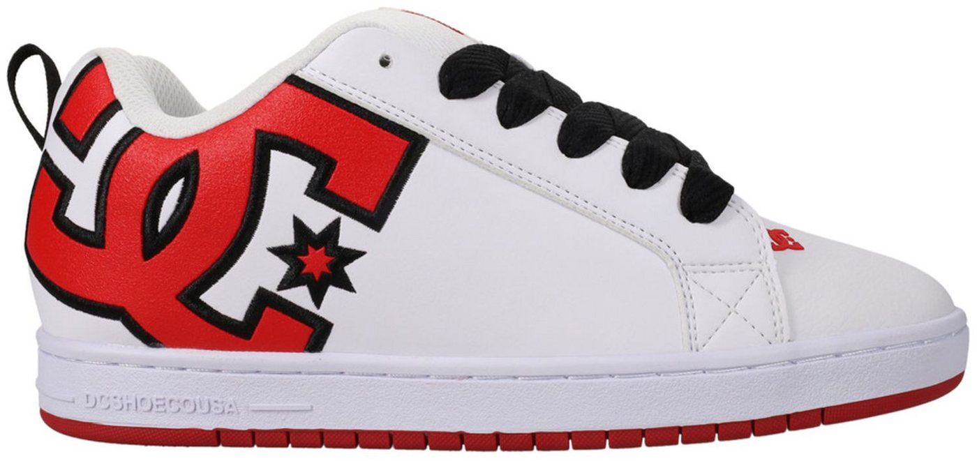 DC Shoes Court Graffik White/Red/Black Sneaker