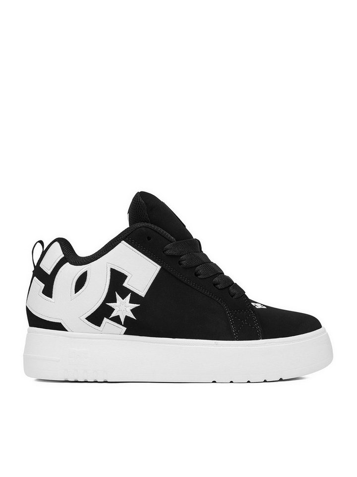 DC Shoes Damen-Sneakers Schwarz DC SHOES-EO-COURT GRAFFIK PLATTFORM DC Sneaker