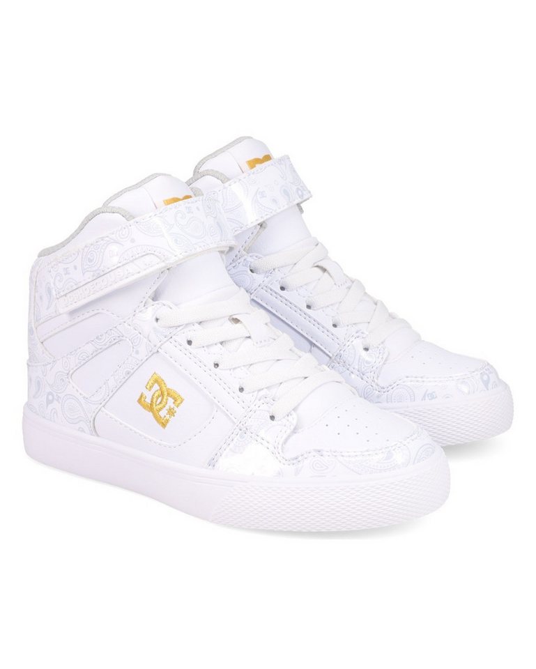 DC Shoes Pure High-Top Ev Sn Sneaker (weiß/gold)