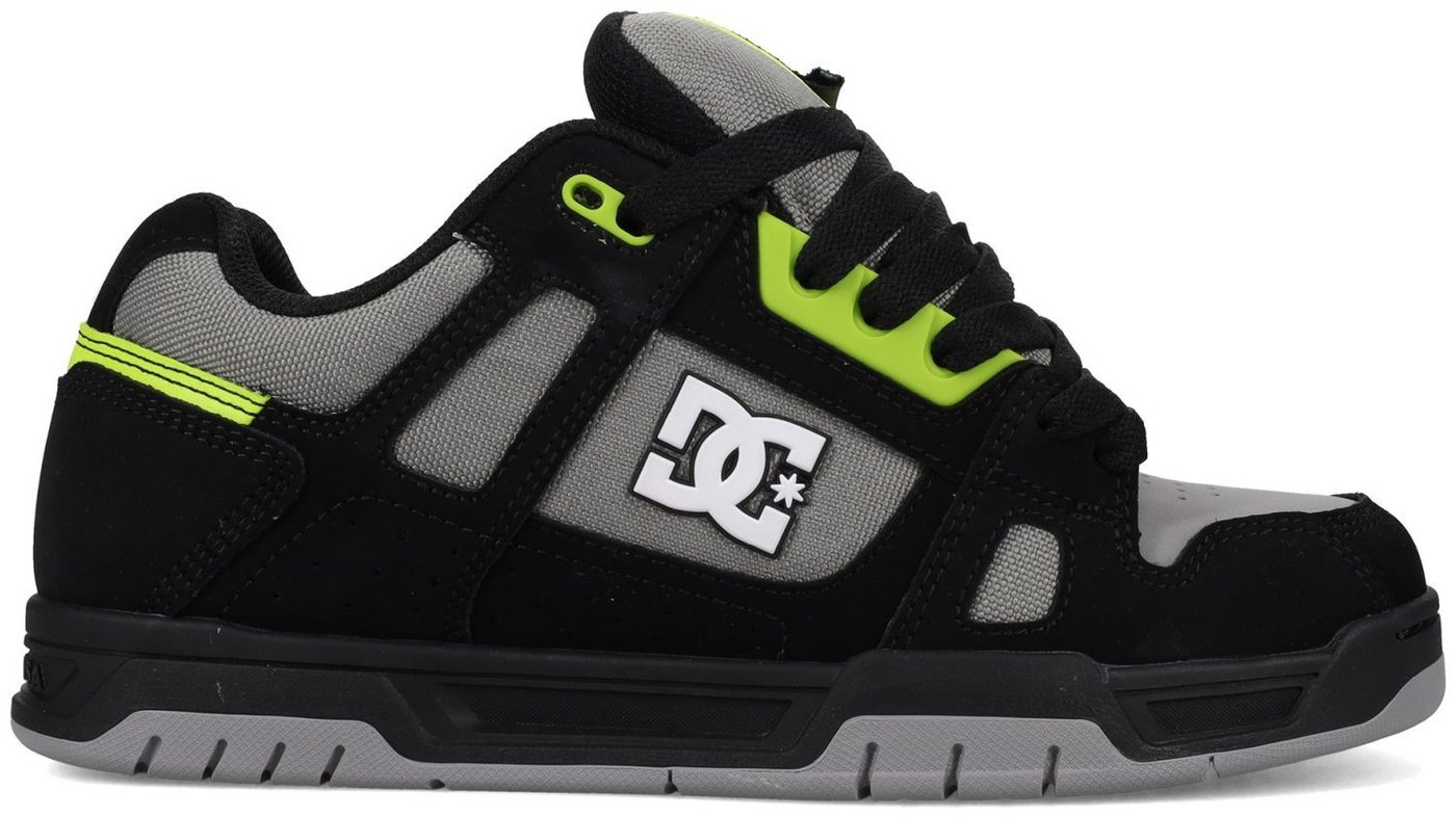 DC Shoes Stag Black/Grey/Lime Sneaker
