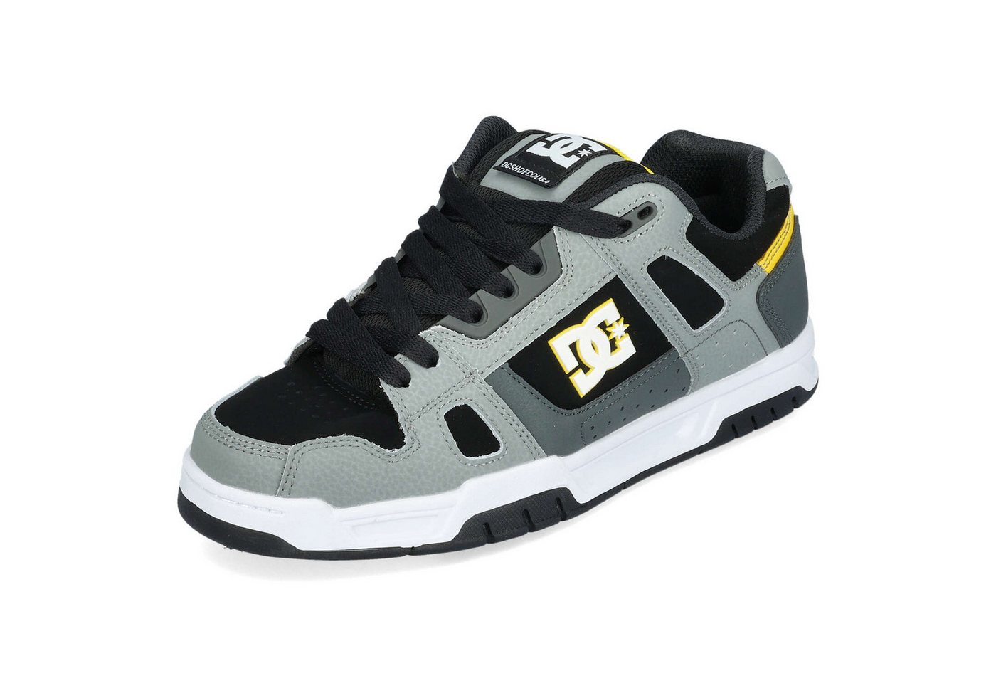 DC Shoes Stag Grey/Yellow Sneaker
