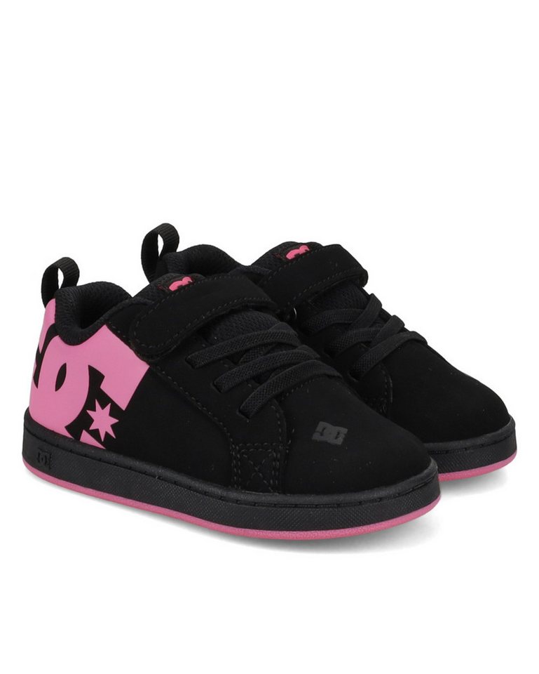 DC Shoes Toddler Court Graffik Sneaker (schwarz/rosa)