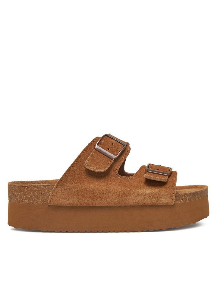 DeeZee Damen Flip-Flops Braun DZ-C1 Badepantolette