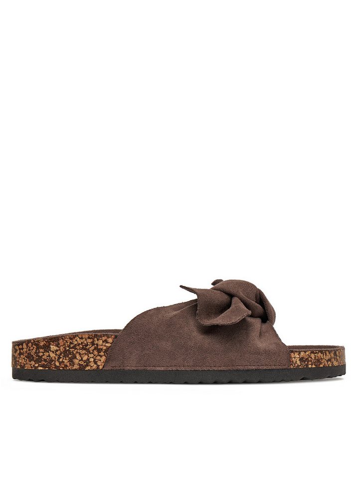 DeeZee Damen Flip-Flops Braun EA998-1 Badepantolette