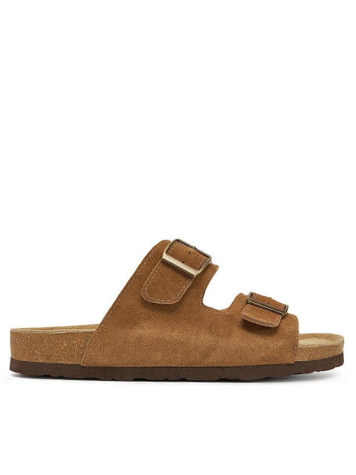DeeZee Damen Flip-Flops Braun W22Q20412 Badepantolette