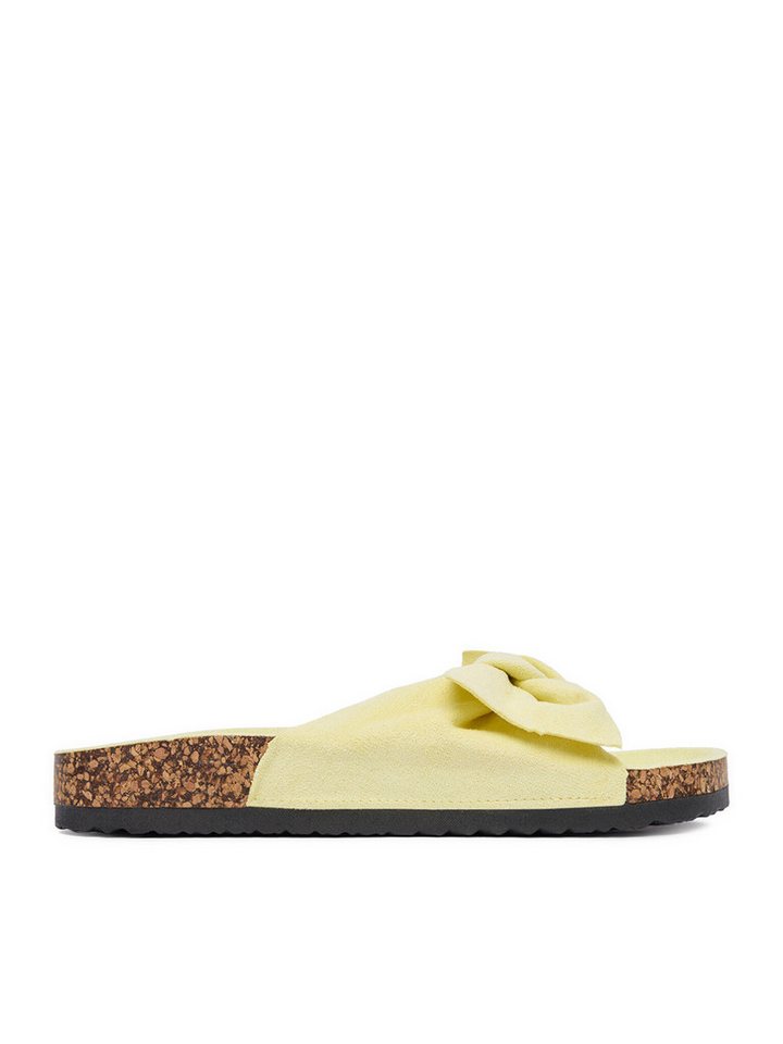 DeeZee Damen Flip-Flops Gelb EA998-1 Badepantolette