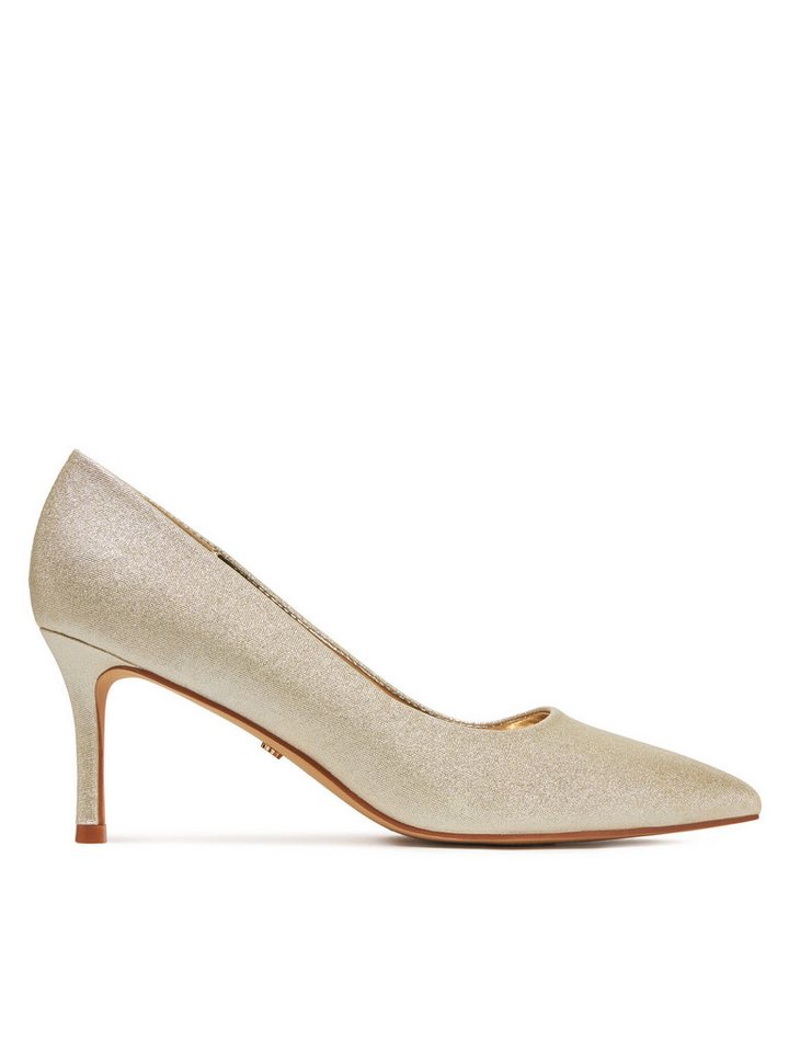 DeeZee Damen High Heels Gold BK-0807-1 High-Heel-Stiefel