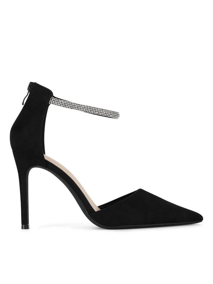 DeeZee Damen-High Heels Schwarz BG-1818 High-Heel-Stiefel