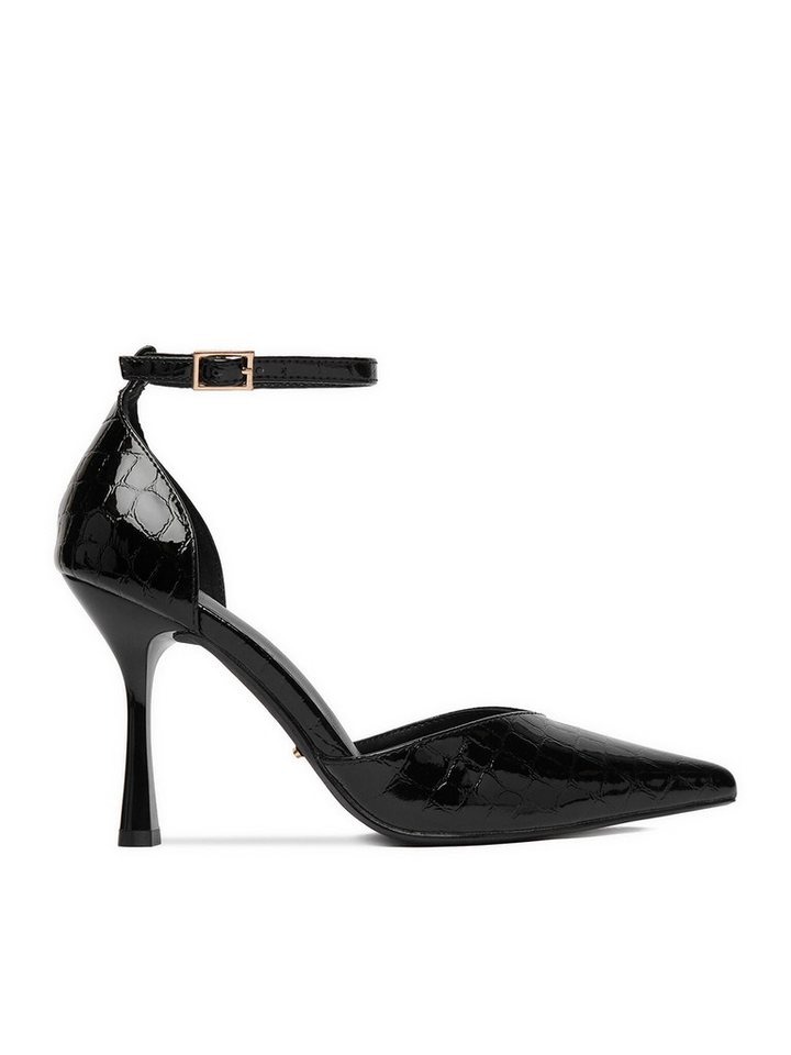 DeeZee Damen-High Heels Schwarz DeeZee-CEO-LS6049-10 Schwarz High-Heel-Stiefel