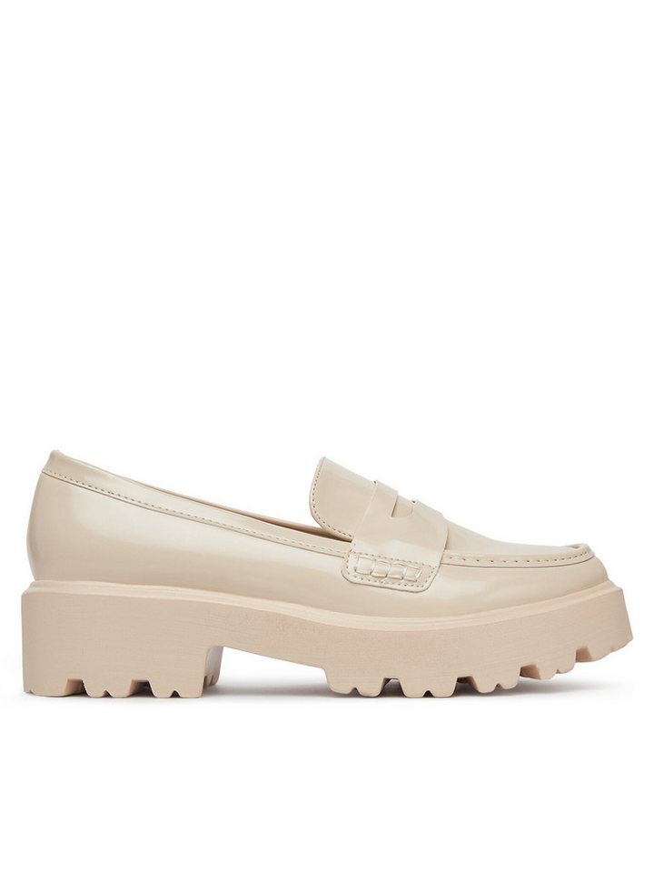 DeeZee Damen-Loafers Beige LE601-2 Mokassin
