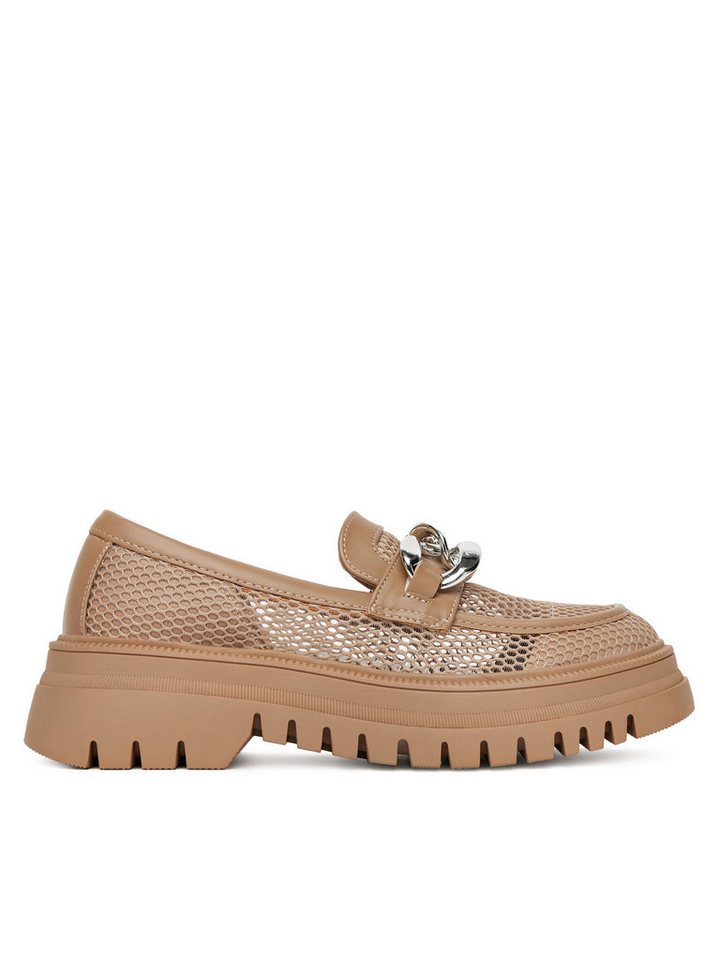 DeeZee Damen-Loafers Braun 60062D-2 Mokassin