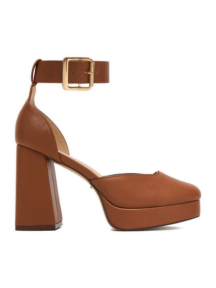 DeeZee Damen Pumps Braun DeeZee-CEO-CD25-178-1 Camel Pumps