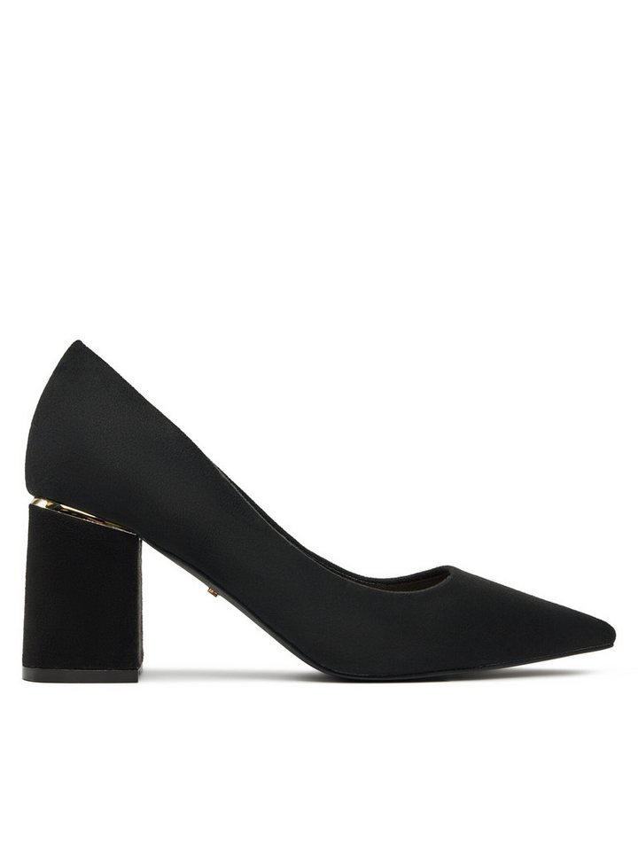DeeZee Damen Pumps Schwarz GAO-389 Pumps