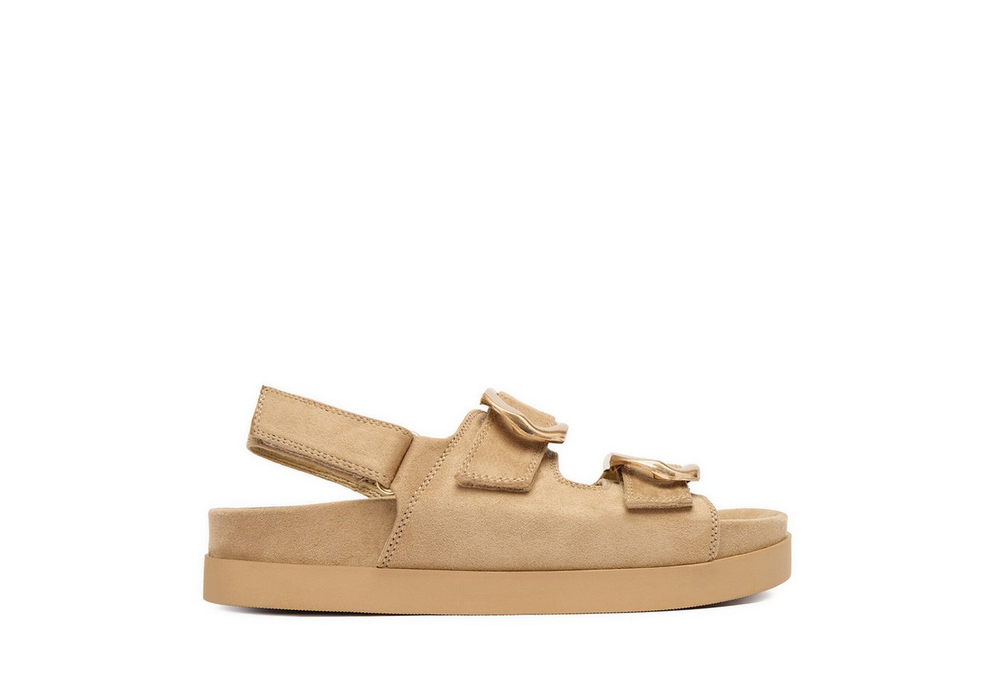 DeeZee Damen-Sandalen Beige Sandale