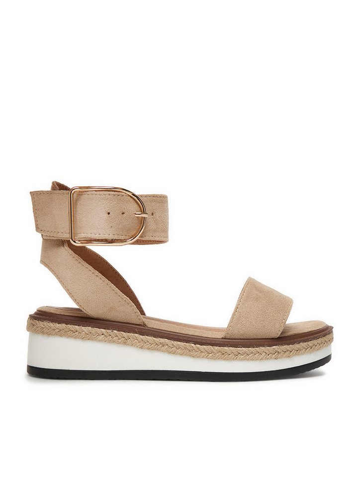 DeeZee Damen Sandals Beige DeeZee-CEO-WS091-01 Beige Sandale