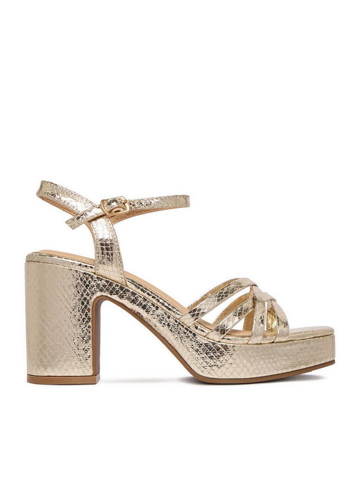 DeeZee Damensandalen Gold DeeZee-CEO-LCCC1511-1 Gold Sandale
