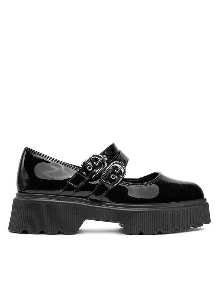 DeeZee Damenschuhe Schwarz 2073-2 Bootsschuh