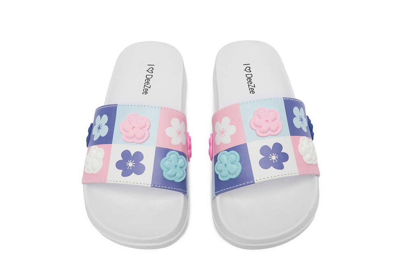 DeeZee Flip Flops für Mädchen, farbenfroh Badepantolette