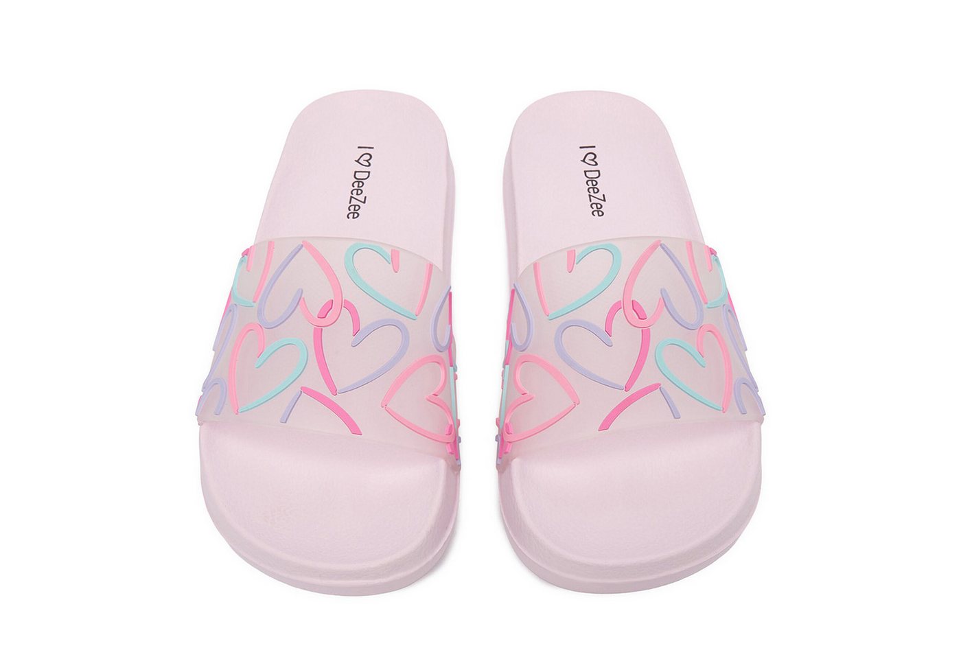 DeeZee Flip-Flops für Mädchen, farblos Badepantolette