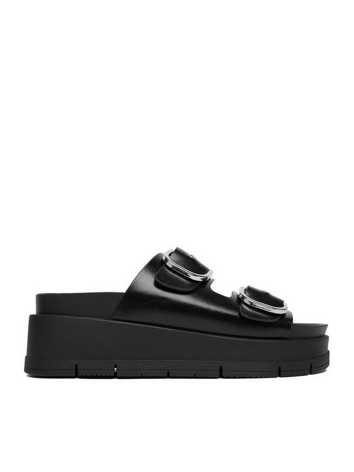 DeeZee Frauen-Flip-Flops Schwarz DeeZee-CEO-HY62273-2 Schwarz Badepantolette