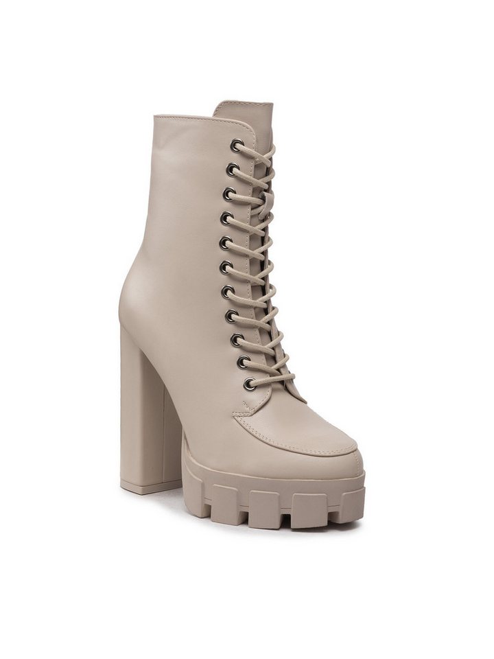 DeeZee Stiefeletten 80032-2 Beige Stiefelette