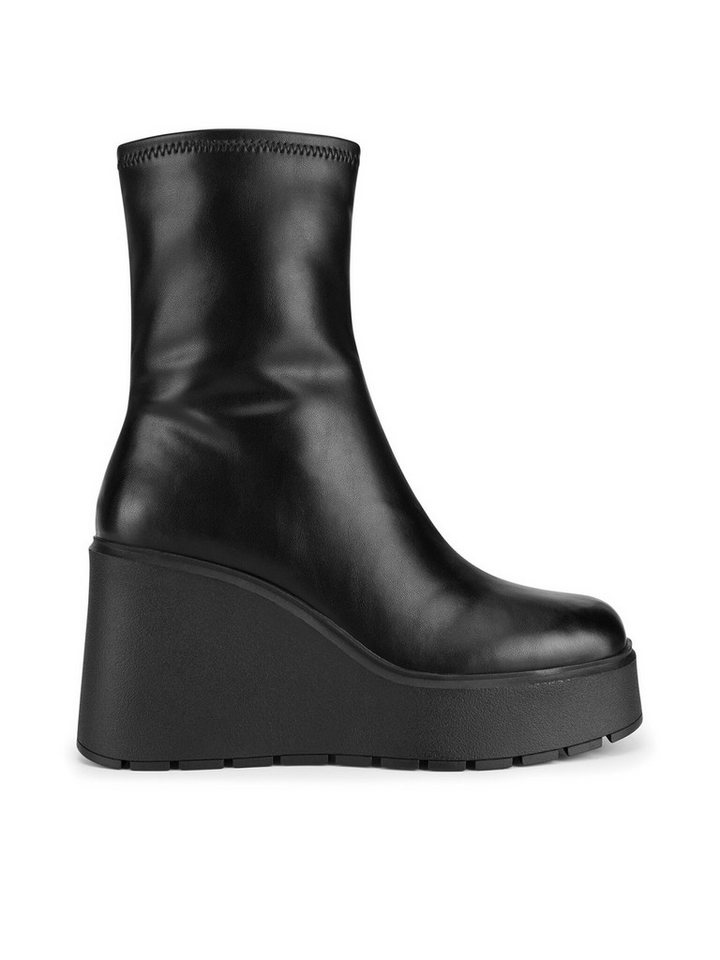 DeeZee Stiefeletten Damen HY60195-1 Schwarz Stiefelette