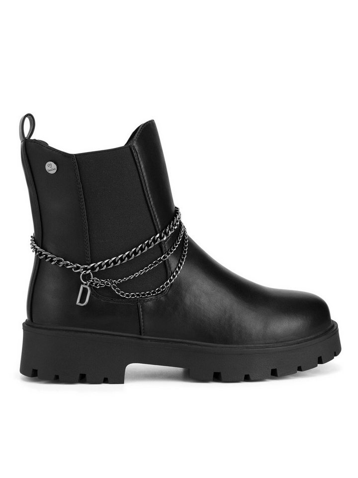DeeZee Stiefeletten Mädchen CM231117-1 Schwarz Stiefel