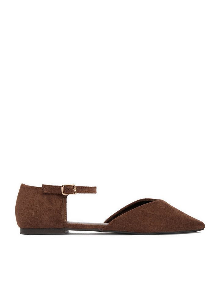 DeeZee Women's Ballerinas Brown DeeZee-CEO-JD-J-18 Brown Ballerina