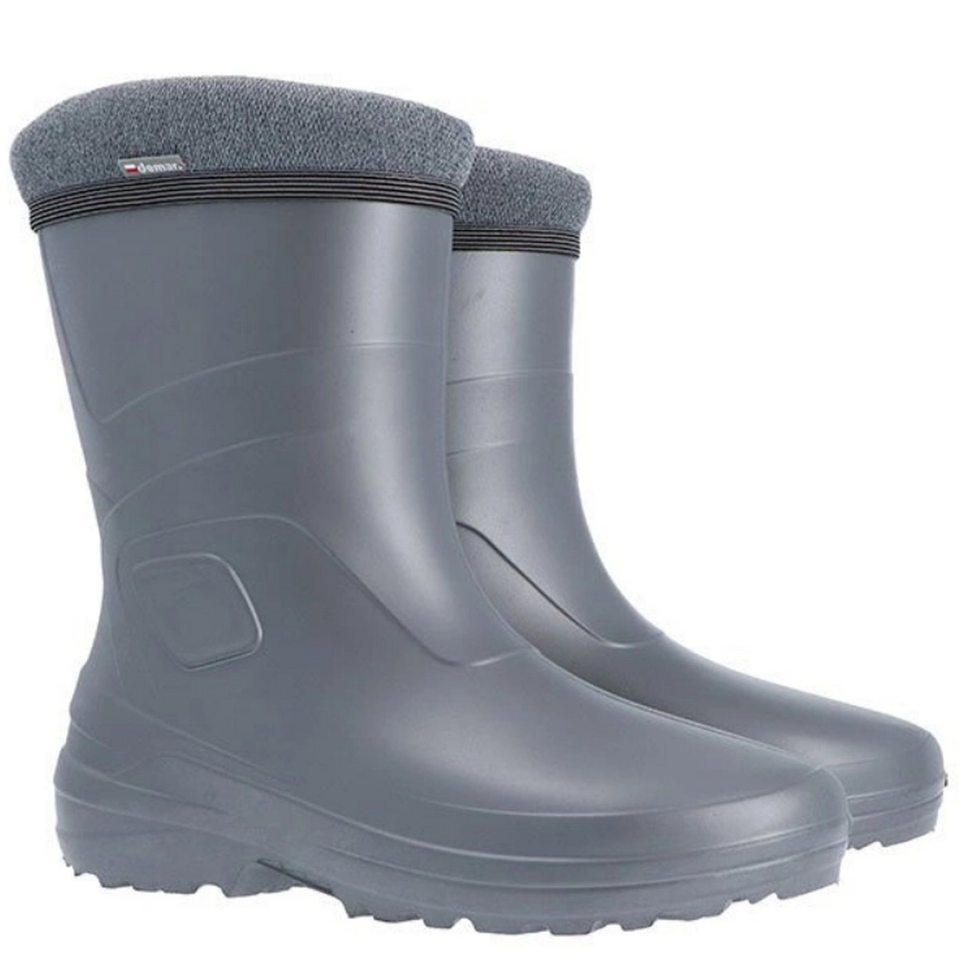 Demar Ultraleichte Mädchen Damen Gefütterte Gummistiefel Eva, Silber - Lucy Gummistiefel