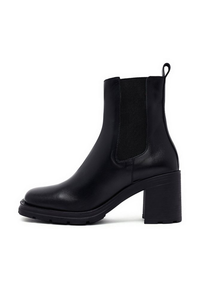 Derimod Absatz-Stiefeletten aus Leder Ankleboots Leder-Textil-Futter, TPU Sohle, Absatz 8 cm
