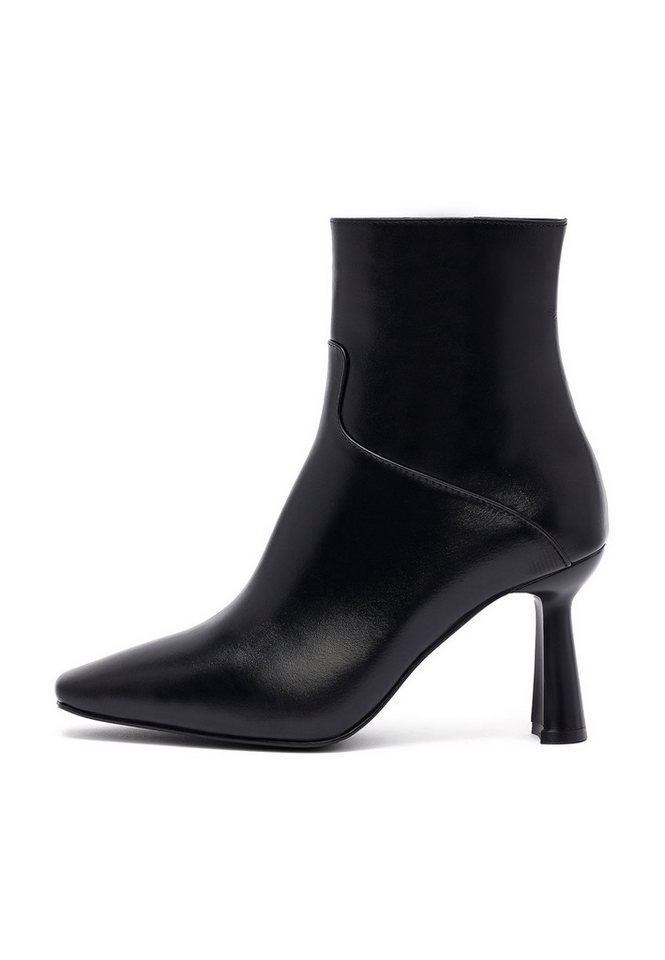 Derimod Absatz-Stiefeletten aus Leder Ankleboots Leder-Textil-Futter, TPU Sohle, Absatz 9 cm