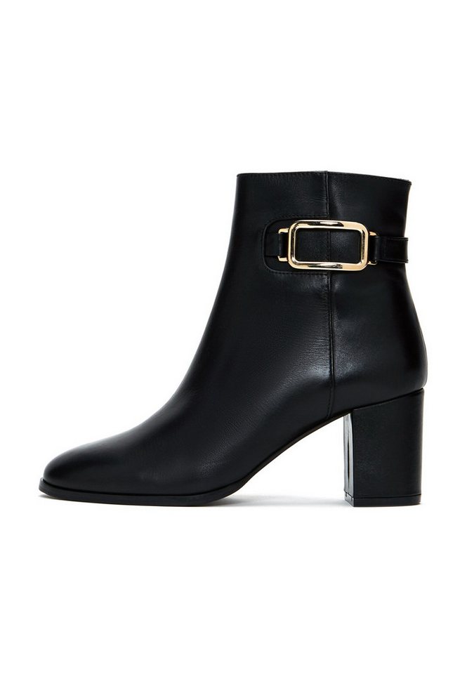 Derimod Absatz-Stiefeletten aus Leder Ankleboots (schwarz)