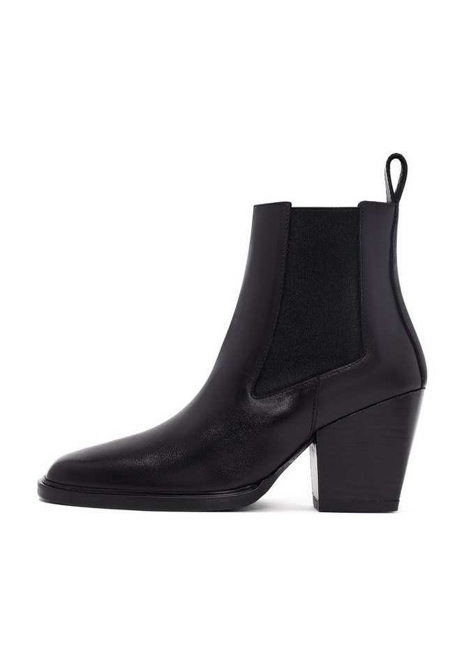 Derimod Absatz-Stiefeletten aus Leder Ankleboots (schwarz)