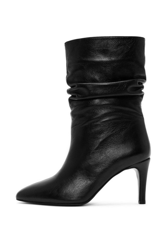 Derimod Absatz-Stiefeletten aus Leder Ankleboots (schwarz)