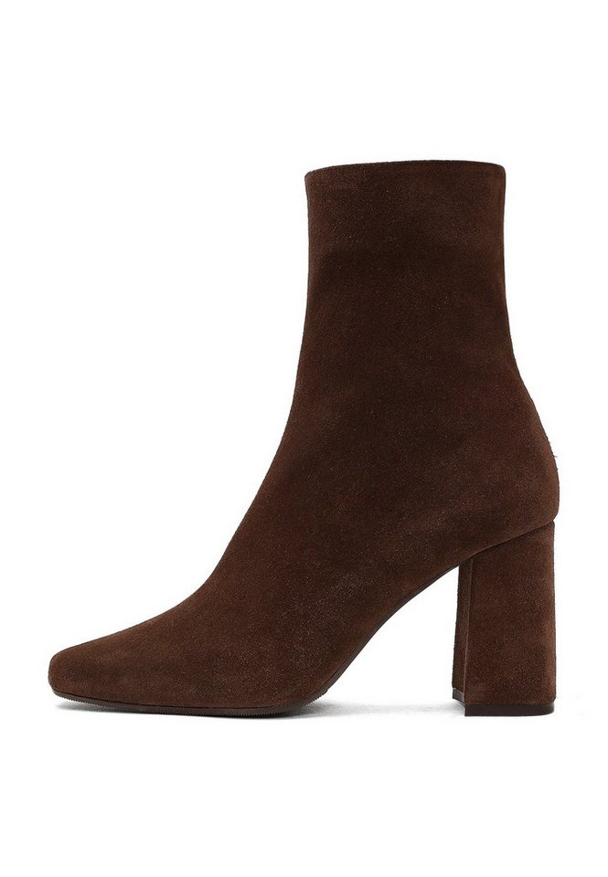 Derimod Absatz-Stiefeletten aus Veloursleder Ankleboots
