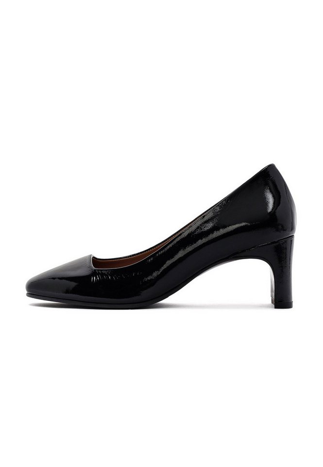 Derimod Absatzschuhe aus Lackleder Pumps Leder-Textil-Futter, TPU Sohle, Absatz 7 cm
