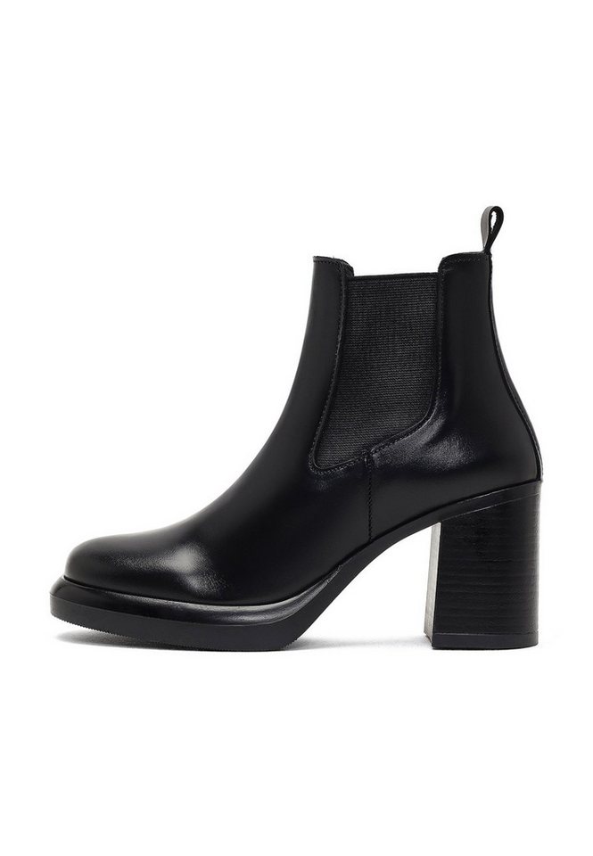 Derimod Chelsea-Absatzstiefel aus Leder Ankleboots Lederfutter, TPU Sohle, Absatz 5,5 cm