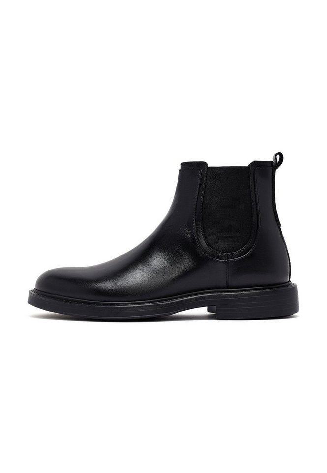 Derimod Chelsea-Stiefel aus Leder Chelseaboots (schwarz)