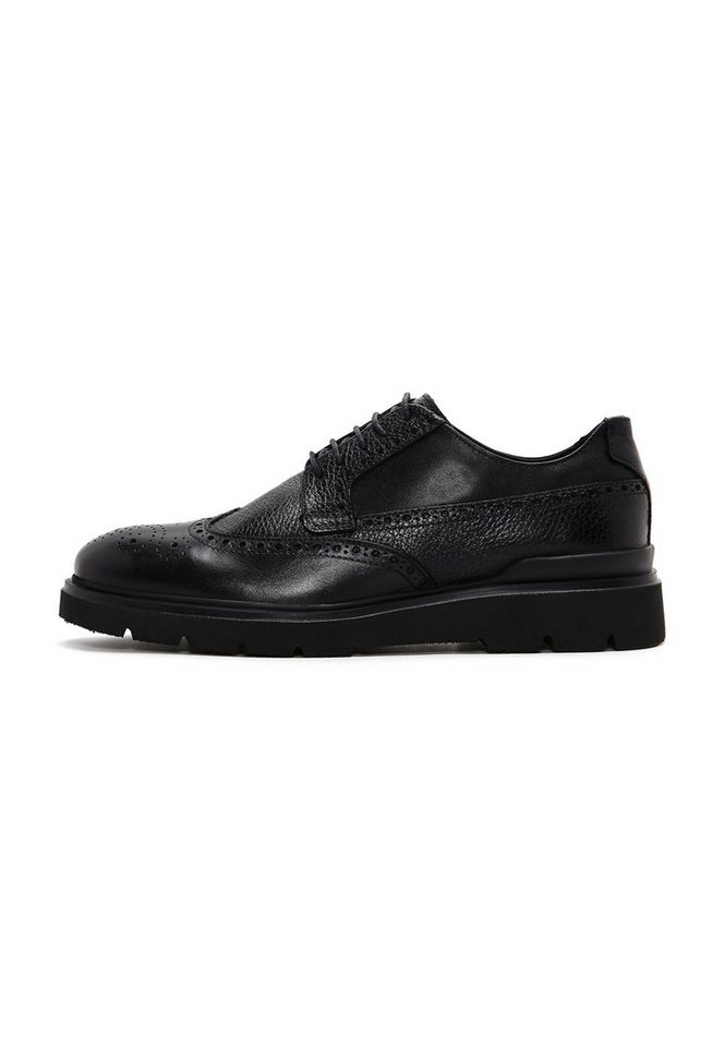 Derimod Freizeit-Schnürschuhe aus Leder Schnürschuh Schnürsenkel, Lederfutter, EVA Sohle