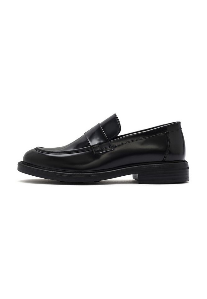 Derimod Lässige Loafer aus Leder Loafer Echtes Leder, Lederfutter, EVA-Sohle, Schlupf-Design