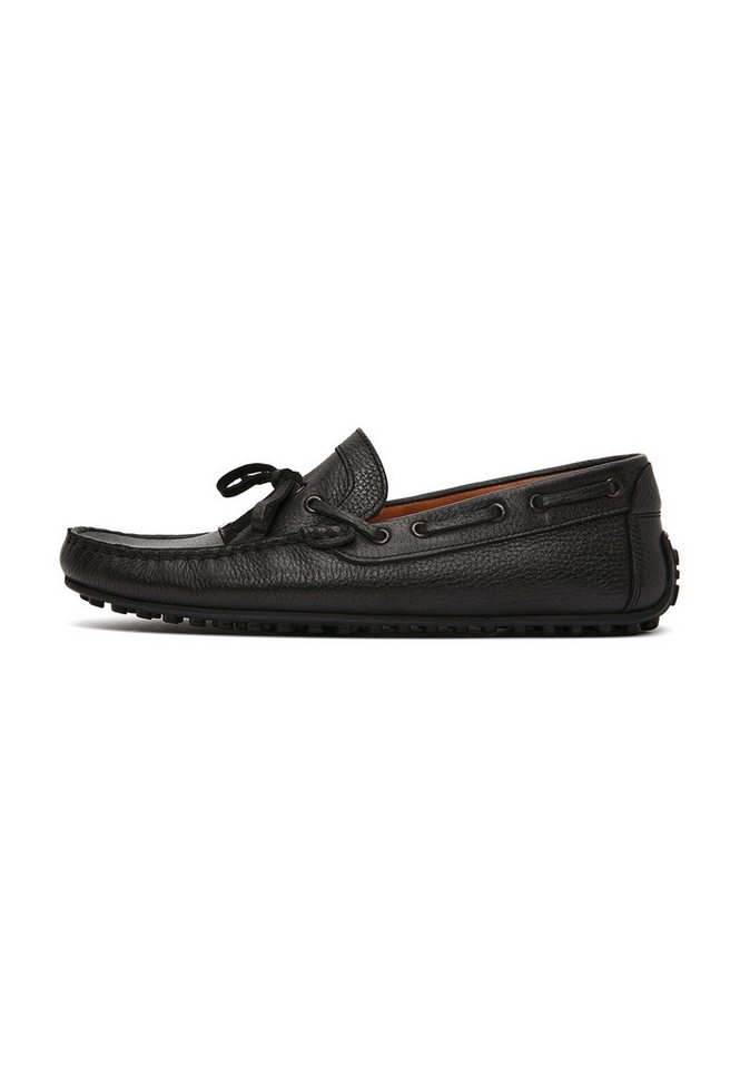 Derimod Lässige Loafer aus Leder Loafer Echtleder, Lederfutter, Gummisohle, Slipper-Design