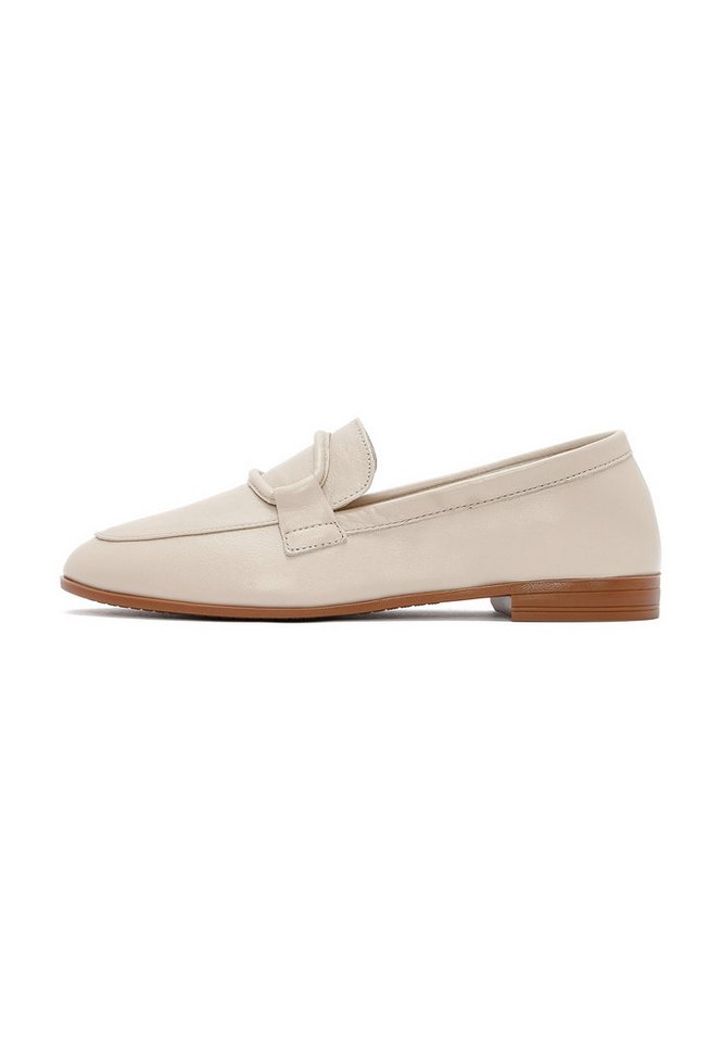 Derimod Maskuline Loafer aus Leder Loafer Echtes Leder, Lederfutter, Slip-On-Stil, Raffiniertes Design