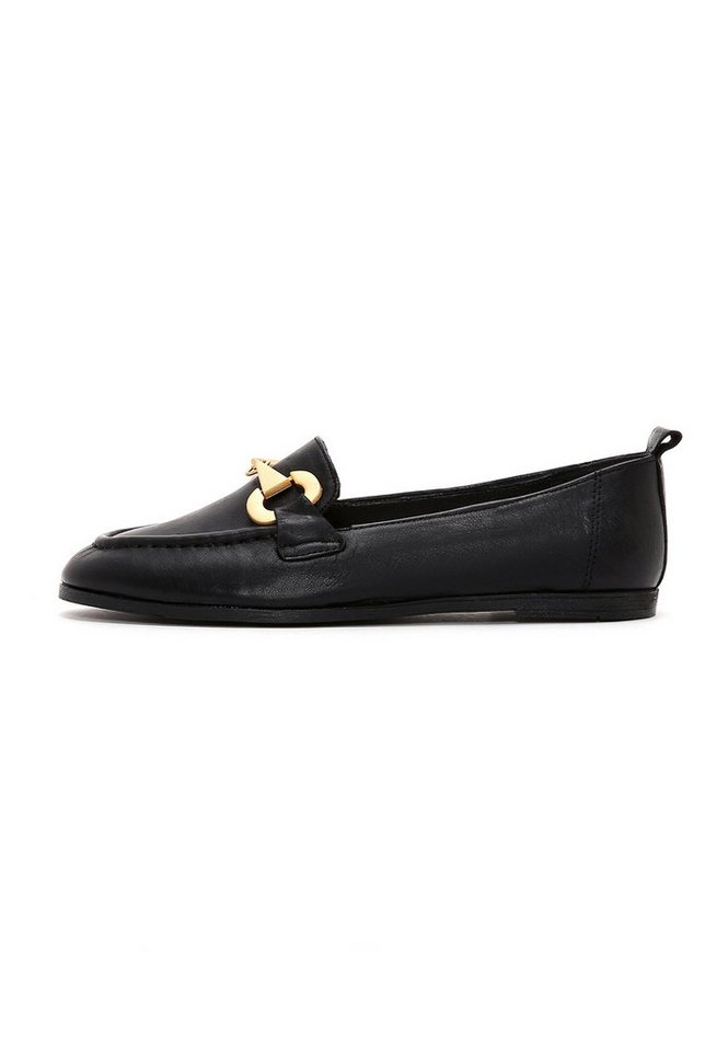 Derimod Maskuline Loafer aus Leder Loafer Lederfutter, TPU Sohle, Absatz 1 cm