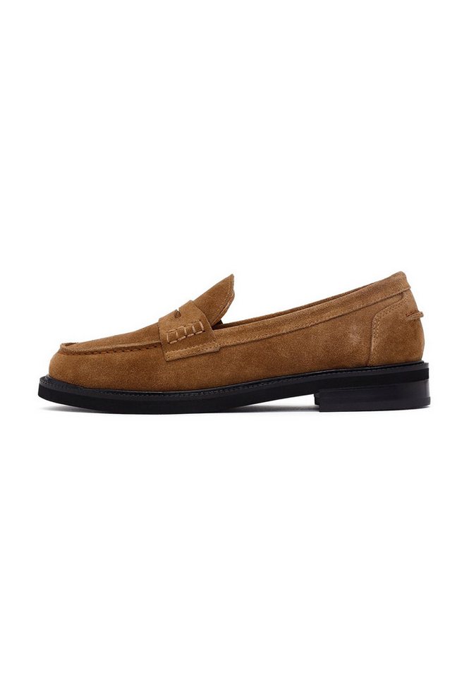 Derimod Maskuline Loafer aus Veloursleder Loafer