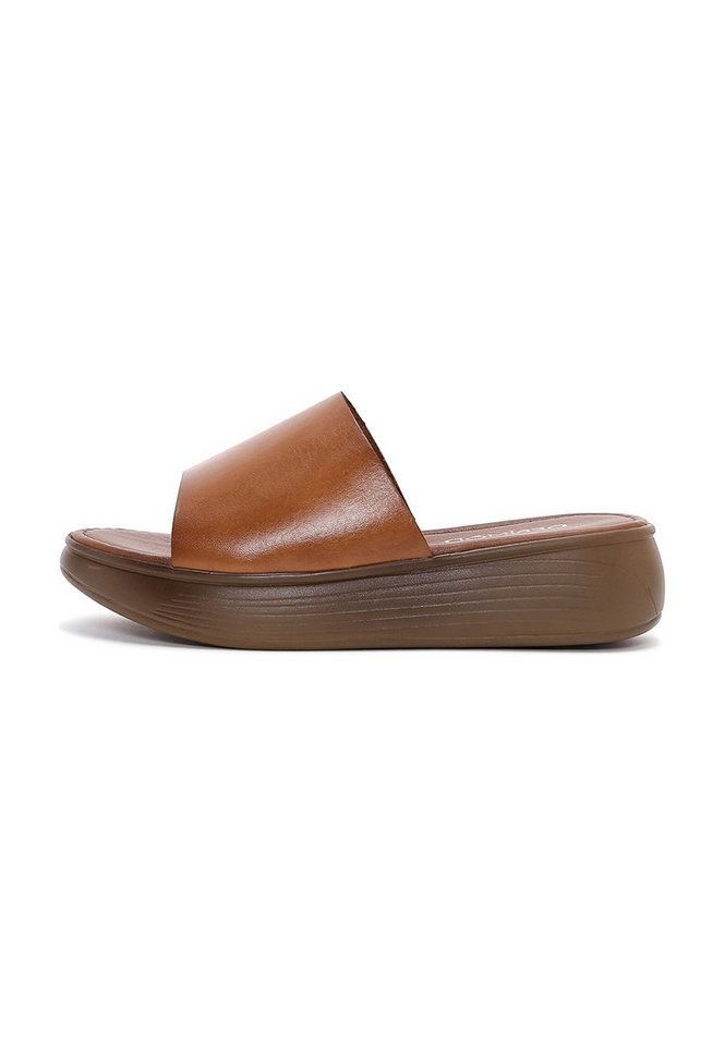 Derimod Pantoletten aus Leder Mules Echtes Leder, Lederfutter, TPU-Sohle, Slip-On-Design