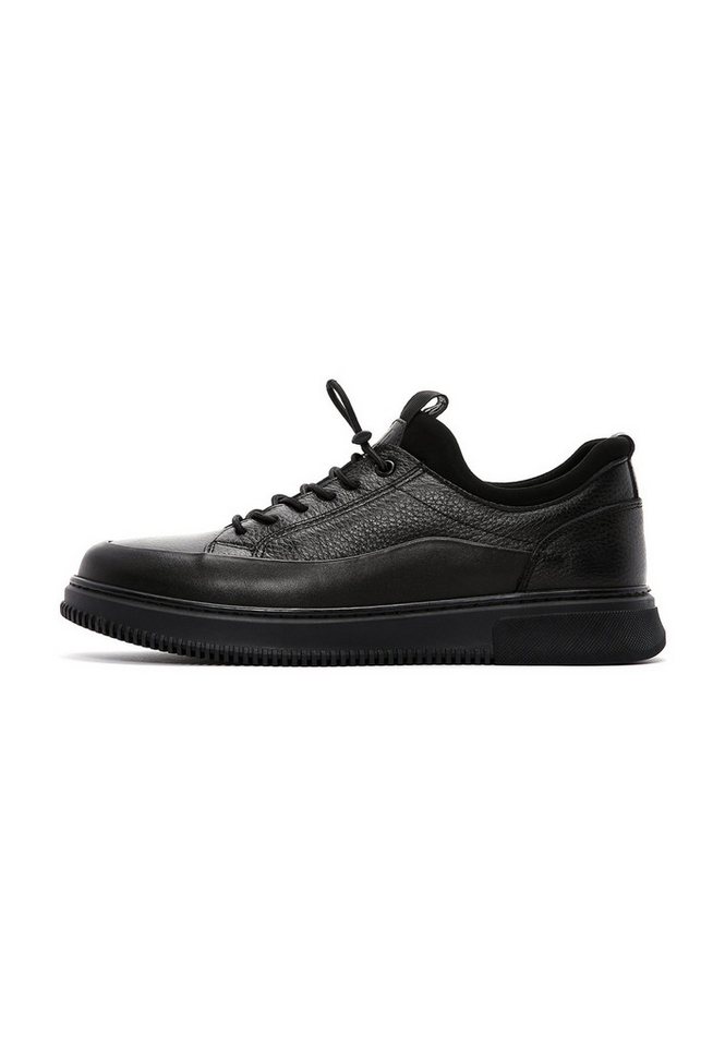 Derimod Sneaker aus Leder Sneaker Schnürsenkel, Lederfutter, Gummisohle